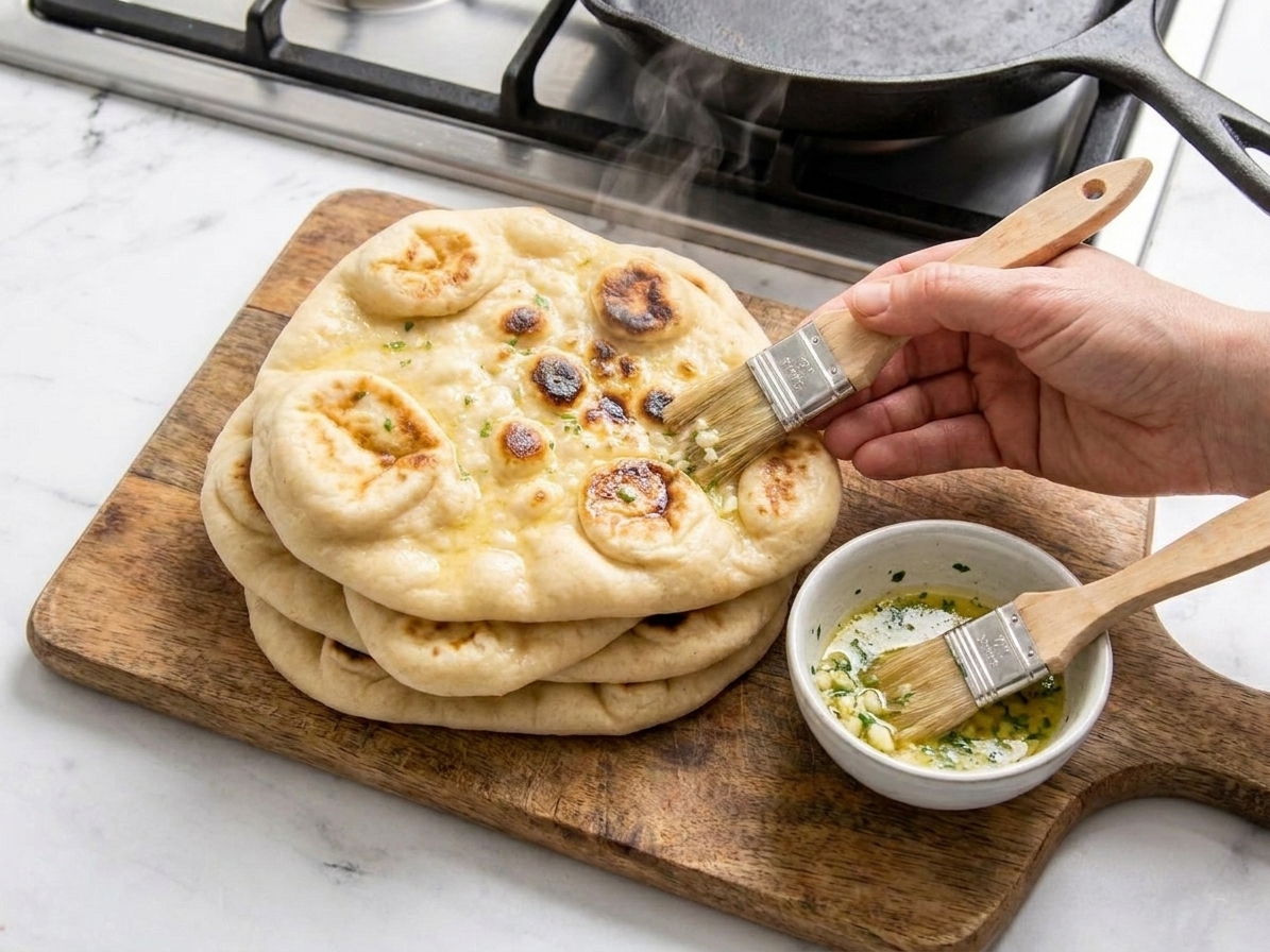 Homemade Naan