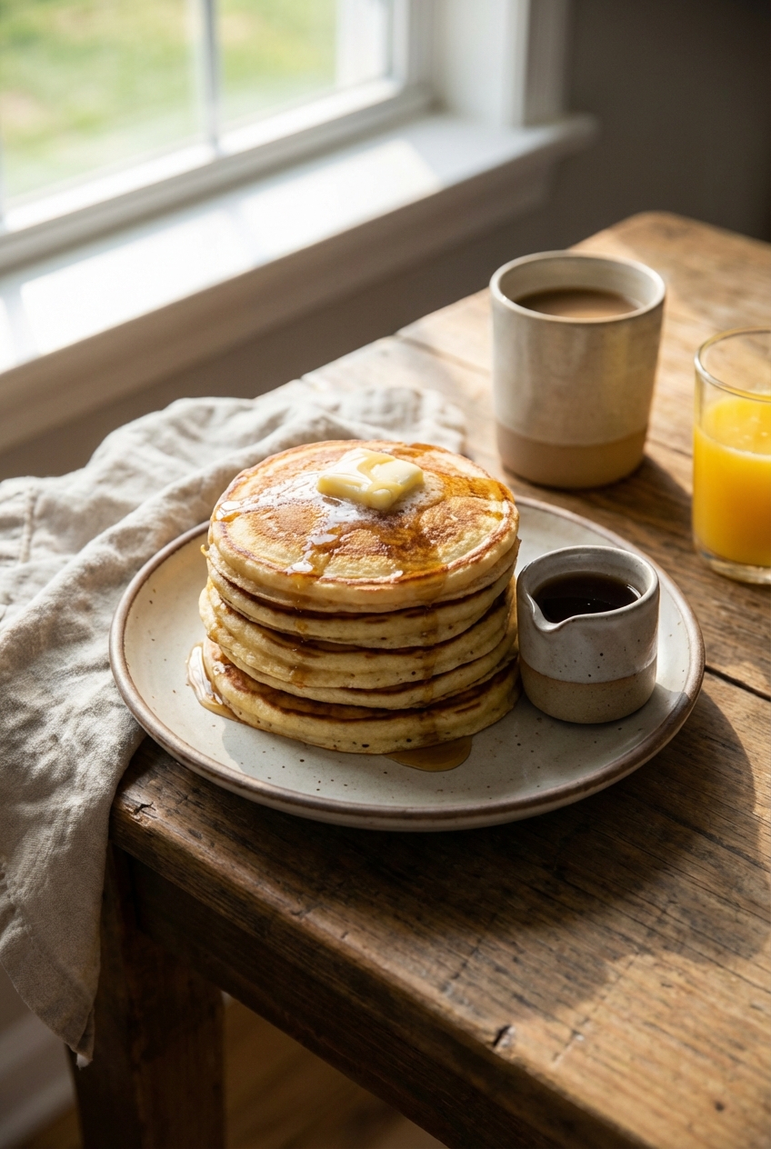 Light and Fluffy Weeknight Pancakes