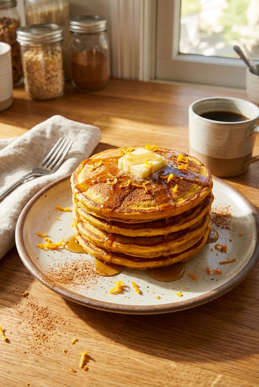 Zesty Pumpkin Pancakes