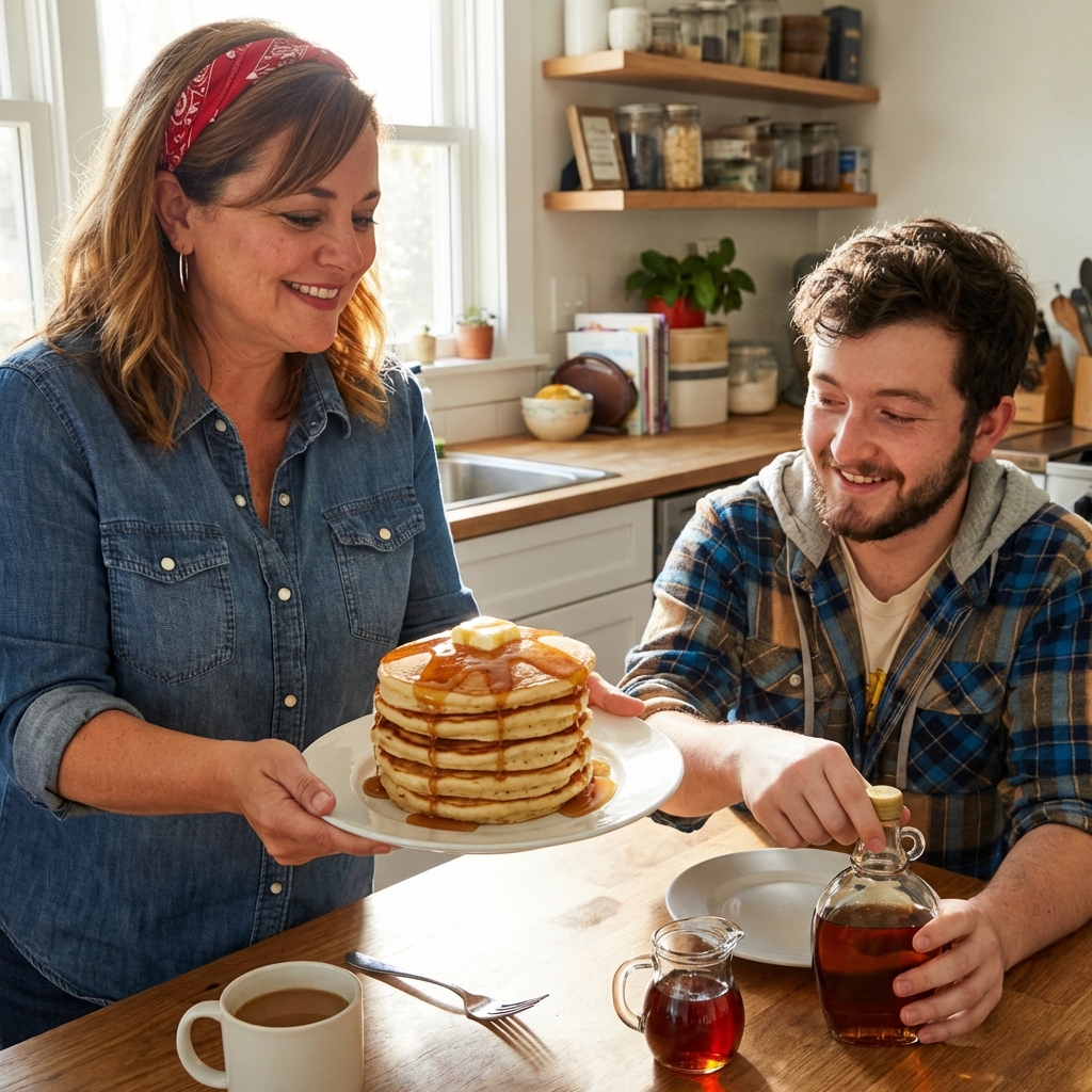 Classic Light & Fluffy Old-Fashioned Pancakes