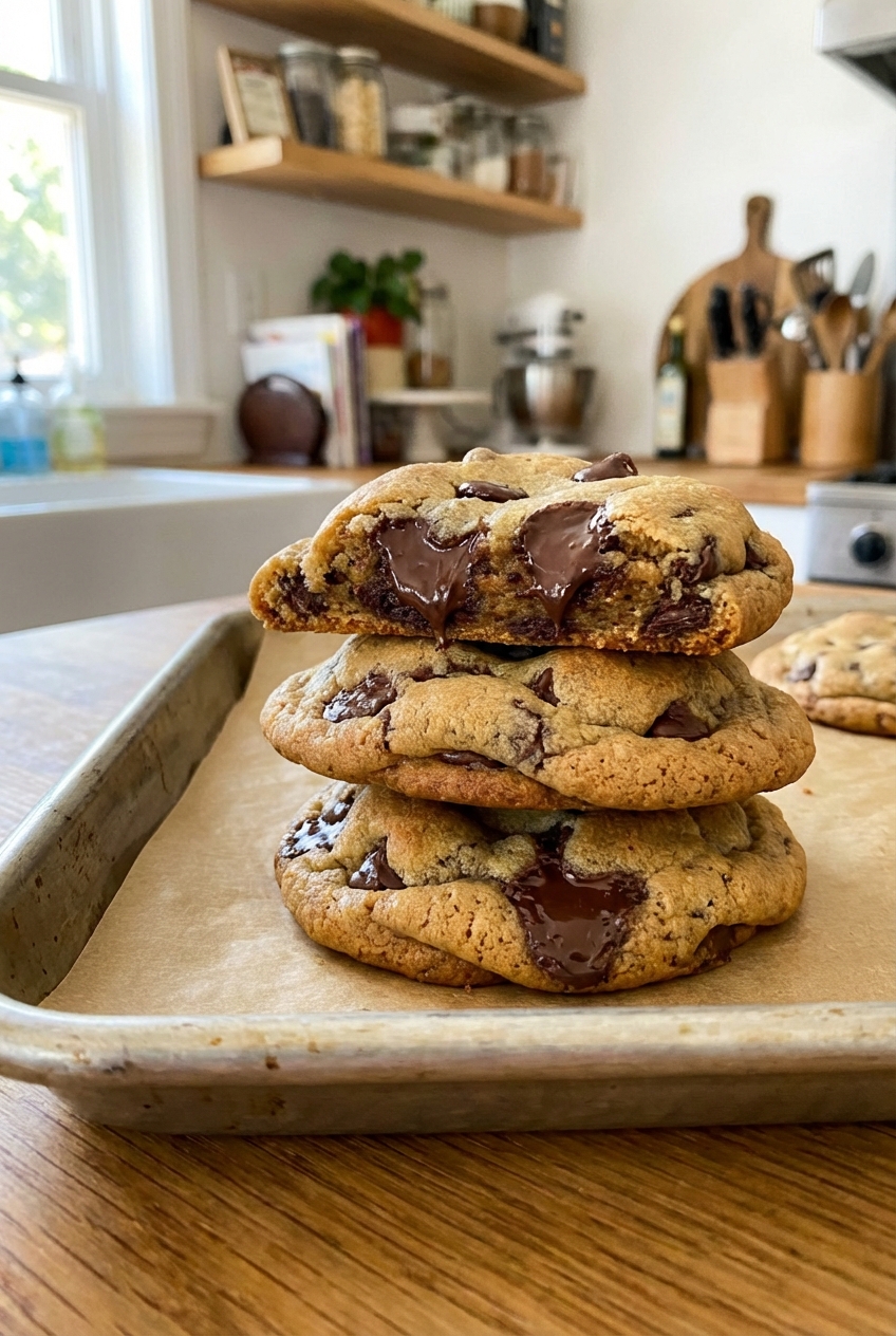 Simple Toll House Chocolate Chip Cookies (Gooey and Tender)