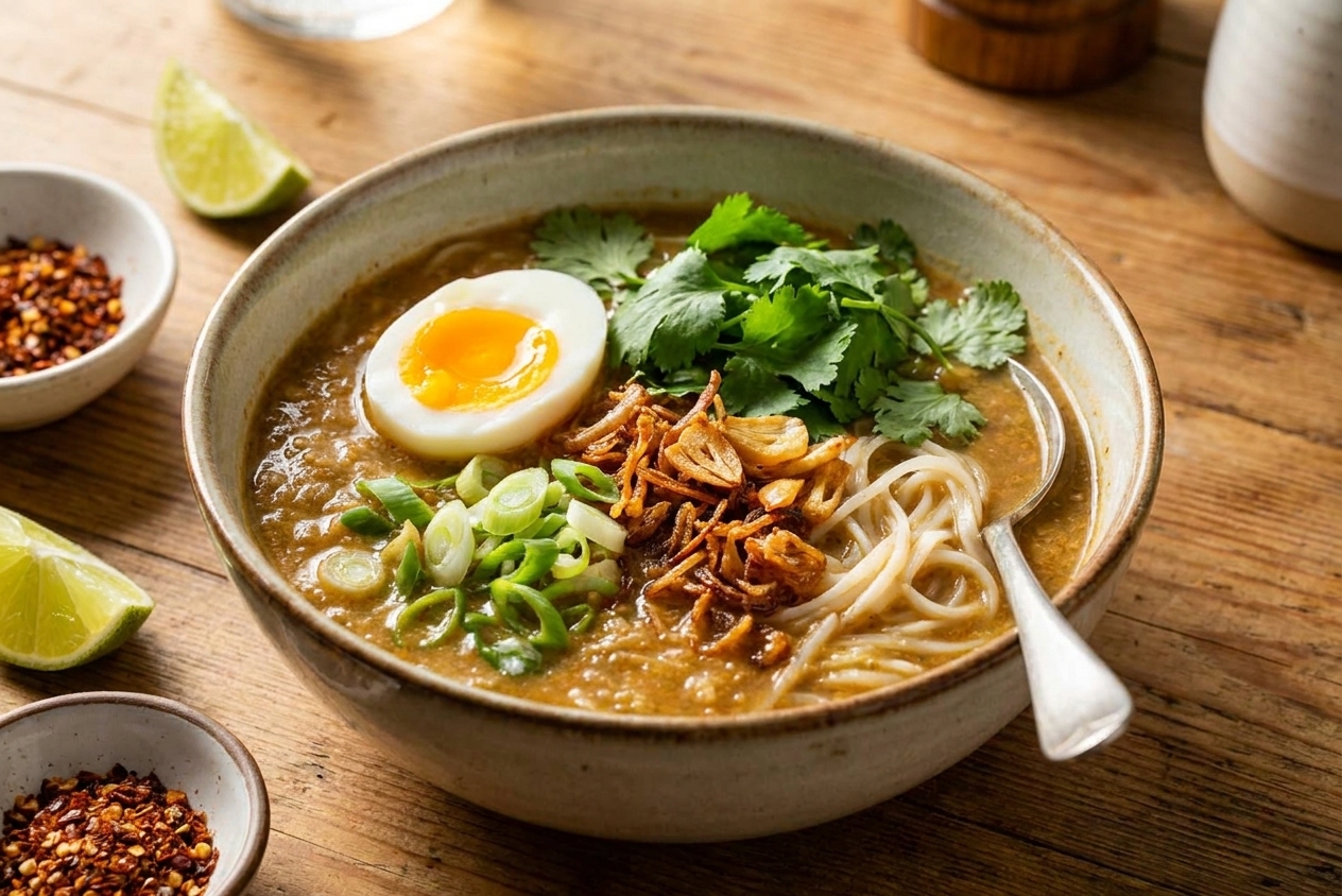 Mohinga (Burmese Fish Noodle Soup)