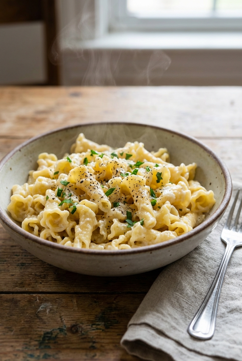 Zesty Curly Flower Pasta