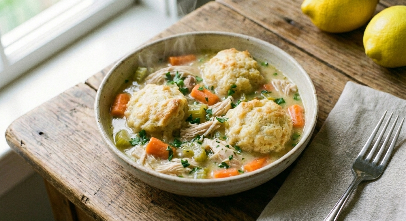 Warm & Cozy Chicken and Dumplings