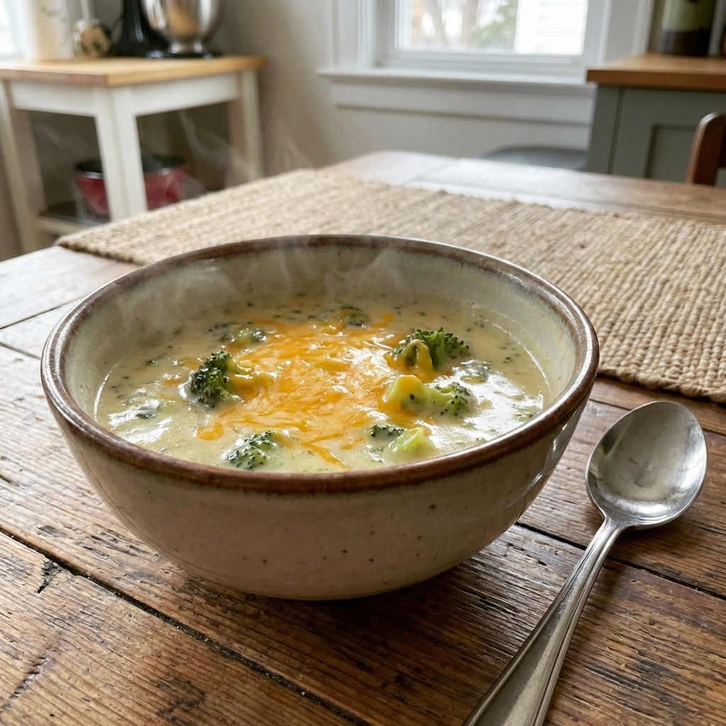 Crowd-Pleasing Broccoli Cheese Soup