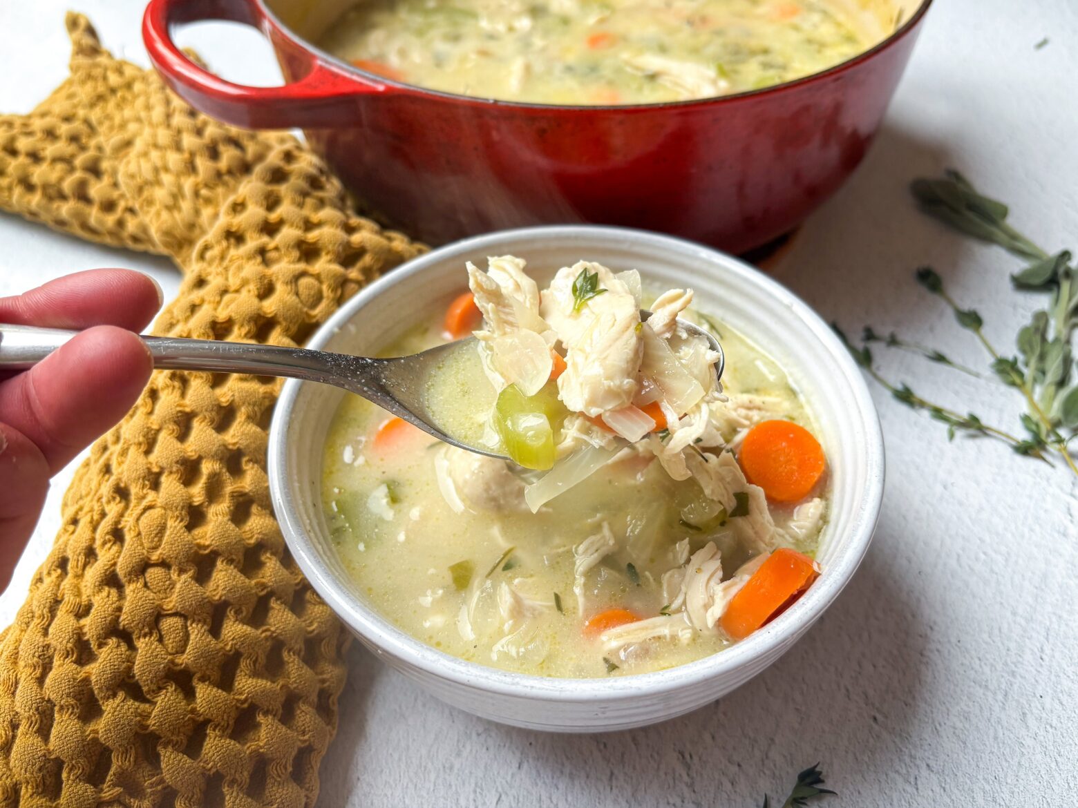 Chicken Potpie Soup