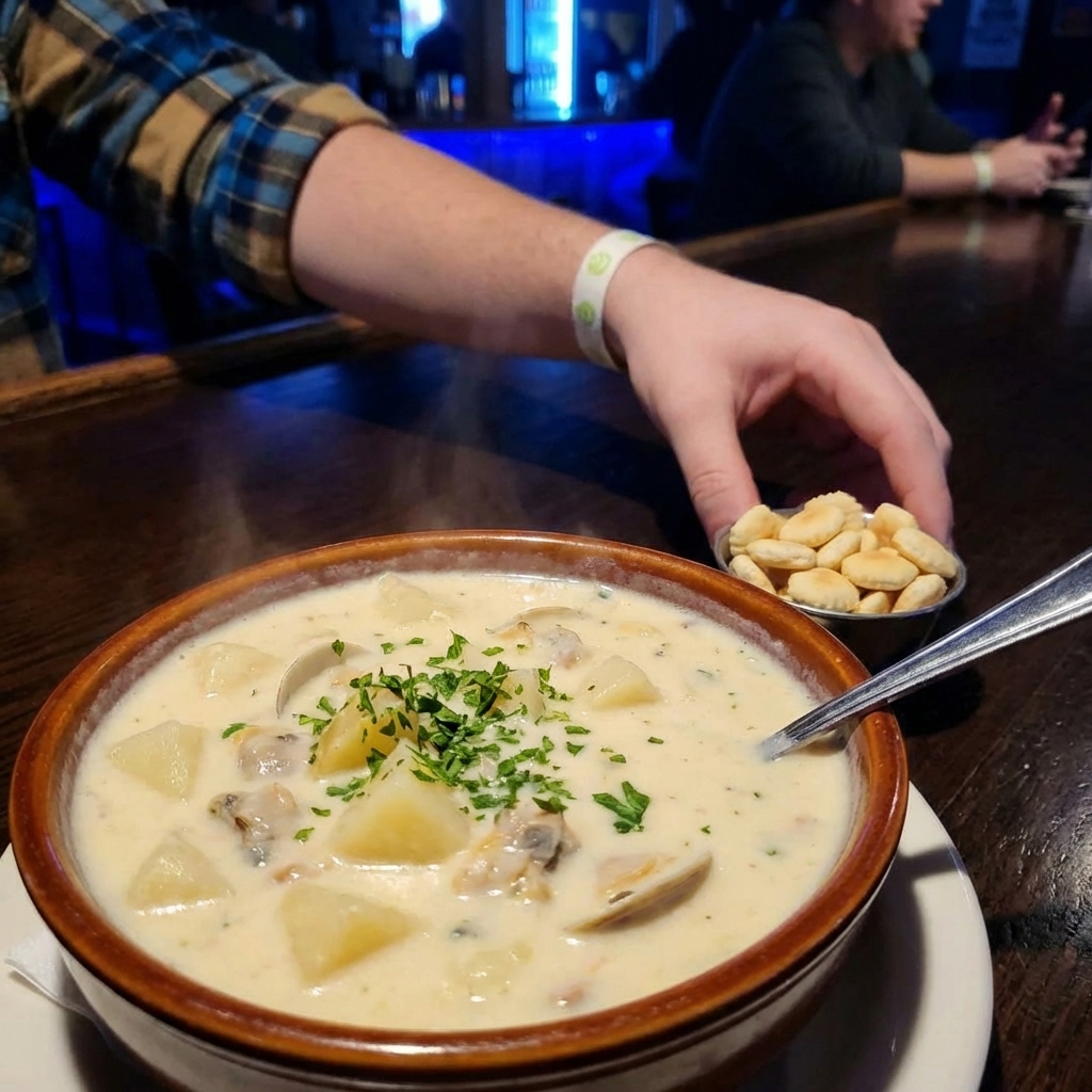 Flavorful Clam Chowder (Soft and Chewy Clams)