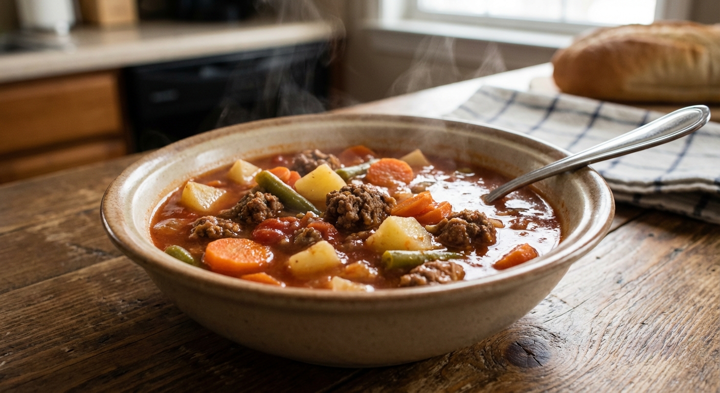 Hearty Hamburger Soup