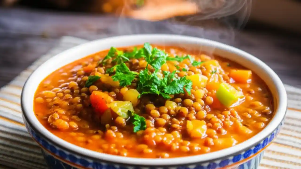 Hearty Vegetarian Lentil Soup