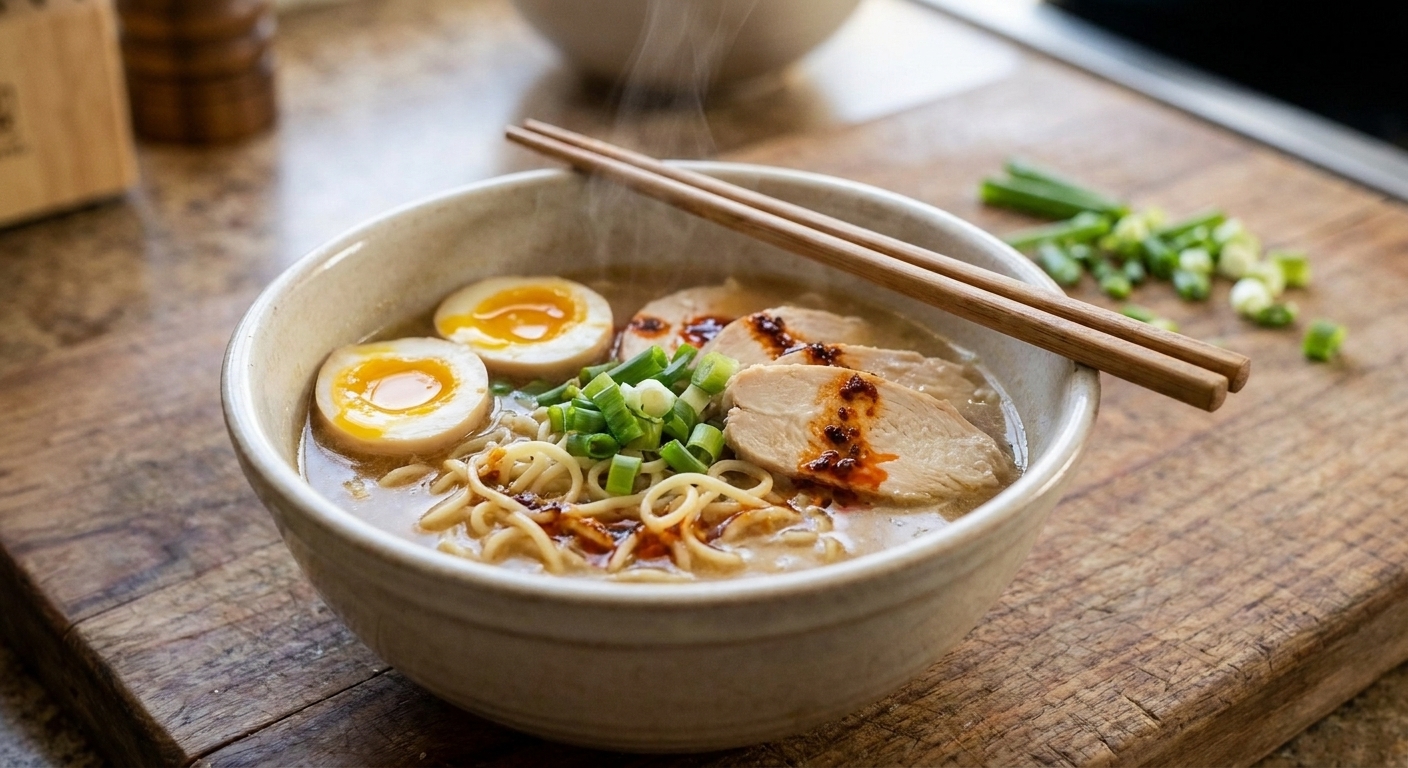 Weeknight Miso Chicken Ramen