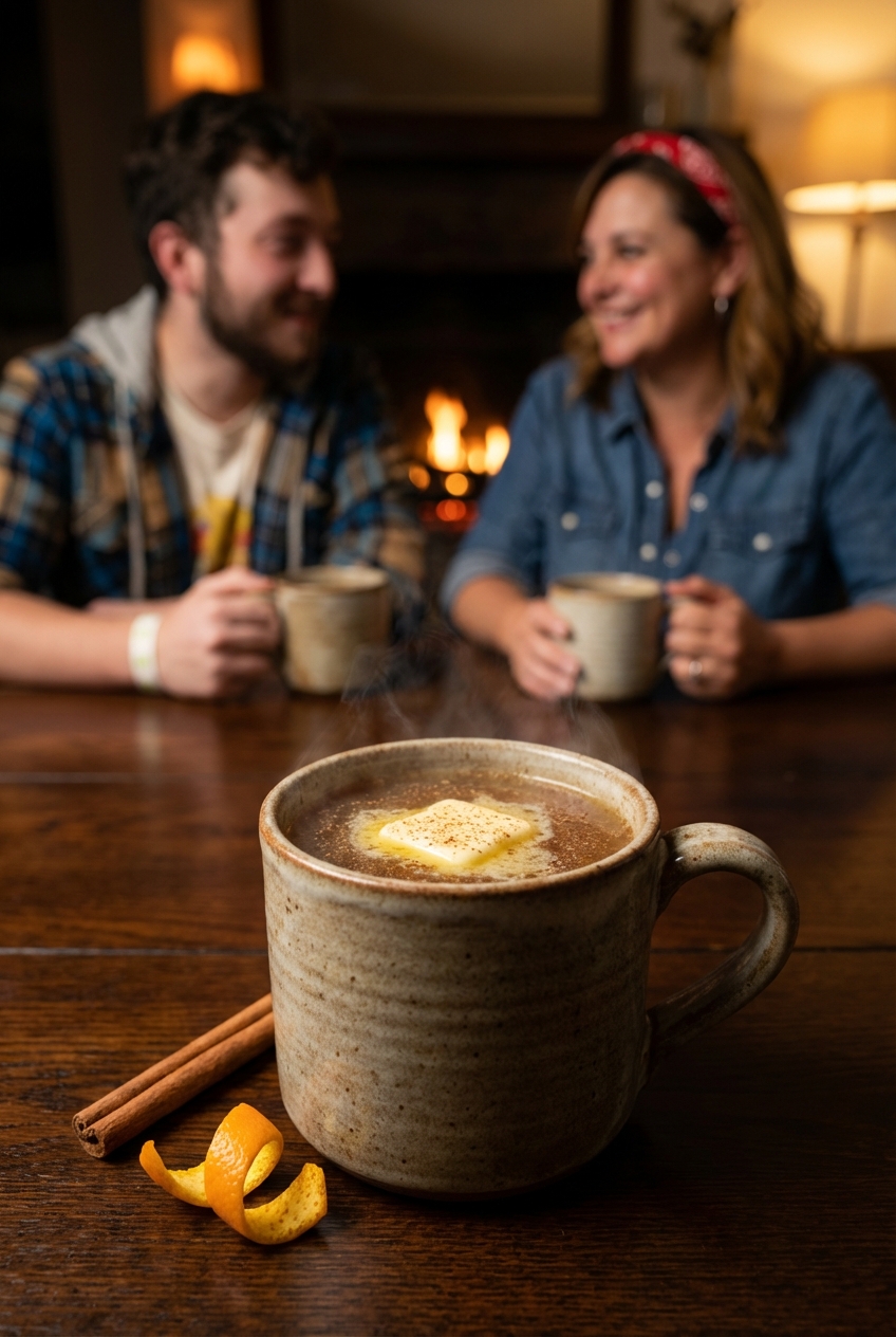 Warm and Cozy Hot Buttered Rum