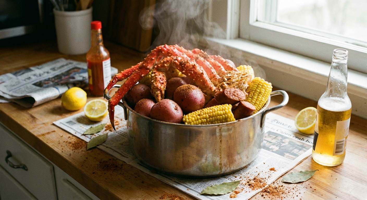 Classic Cajun Crab Boil