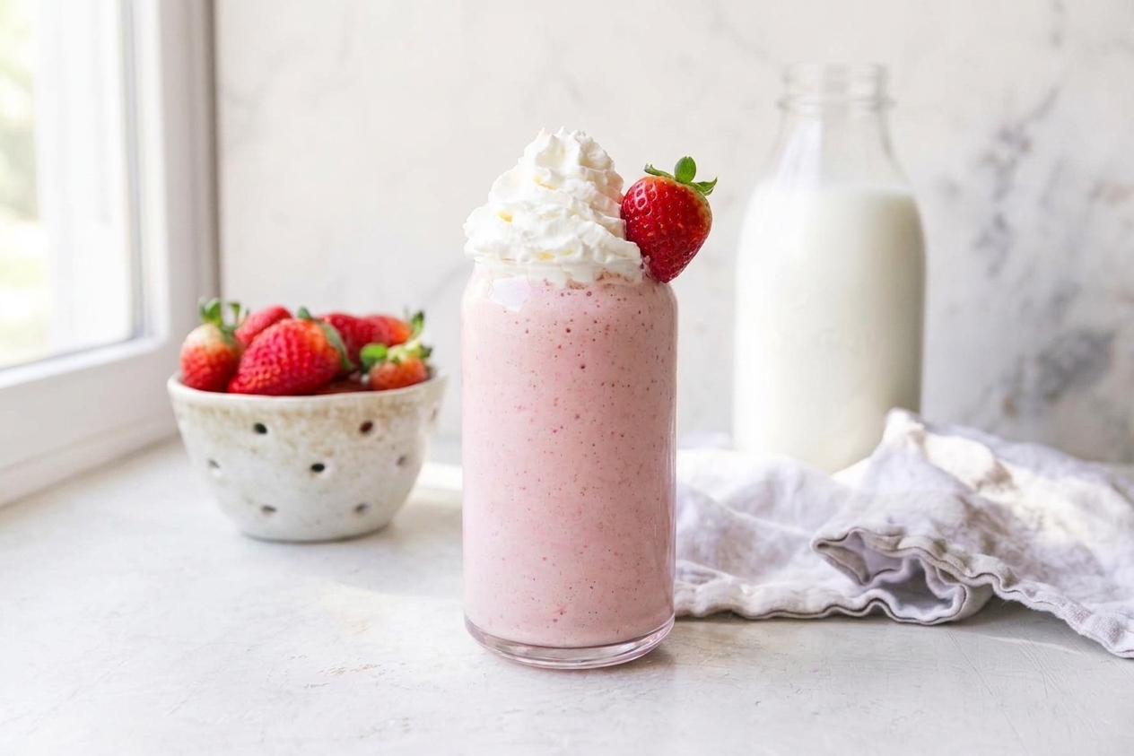Classic Strawberry Milkshake