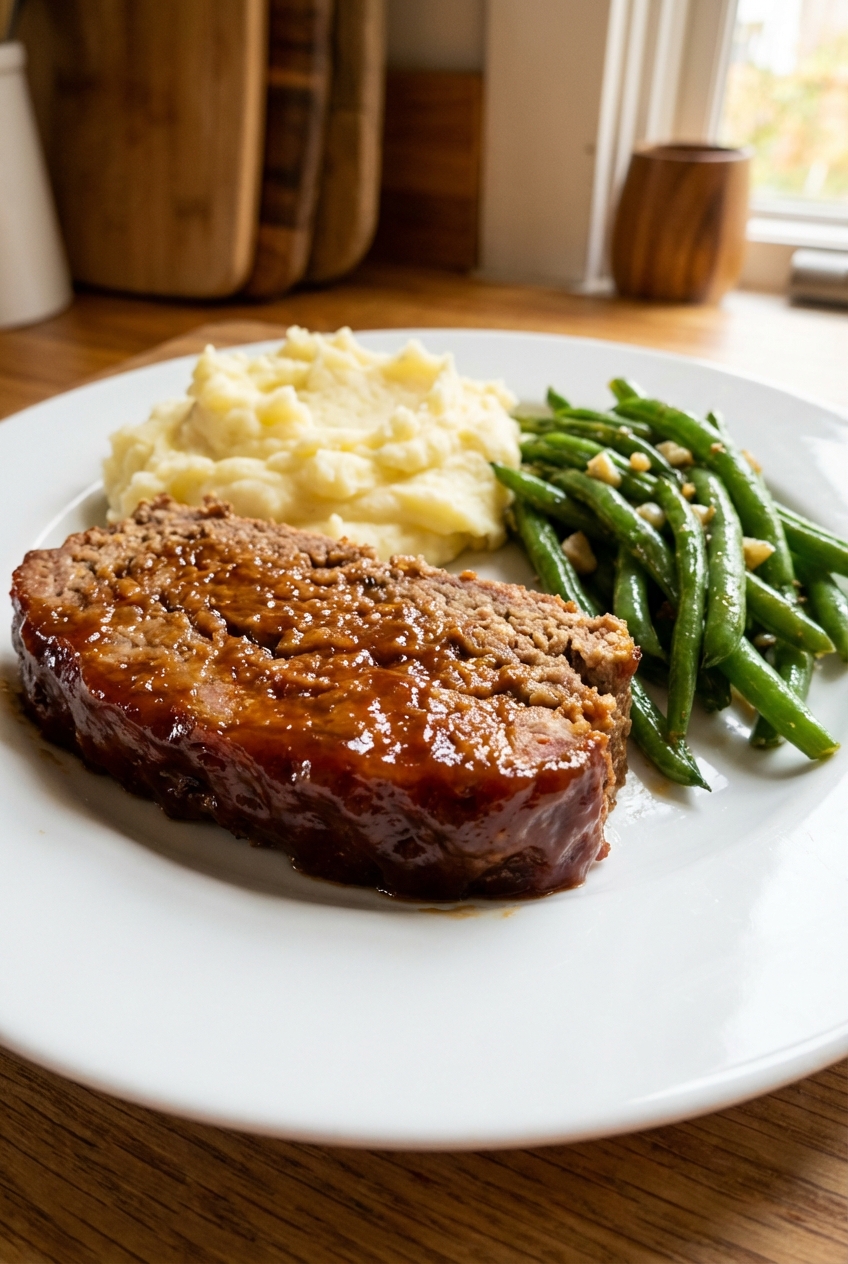 Gourmet Meatloaf With Bold Glaze