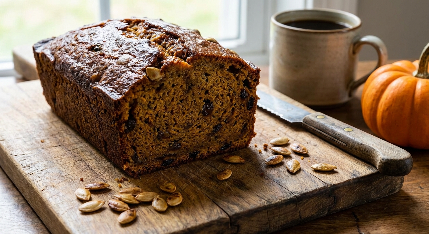 Moist Spiced Pumpkin Bread