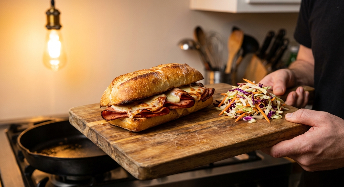 Crafters Sandwich (Mortadella Melt)