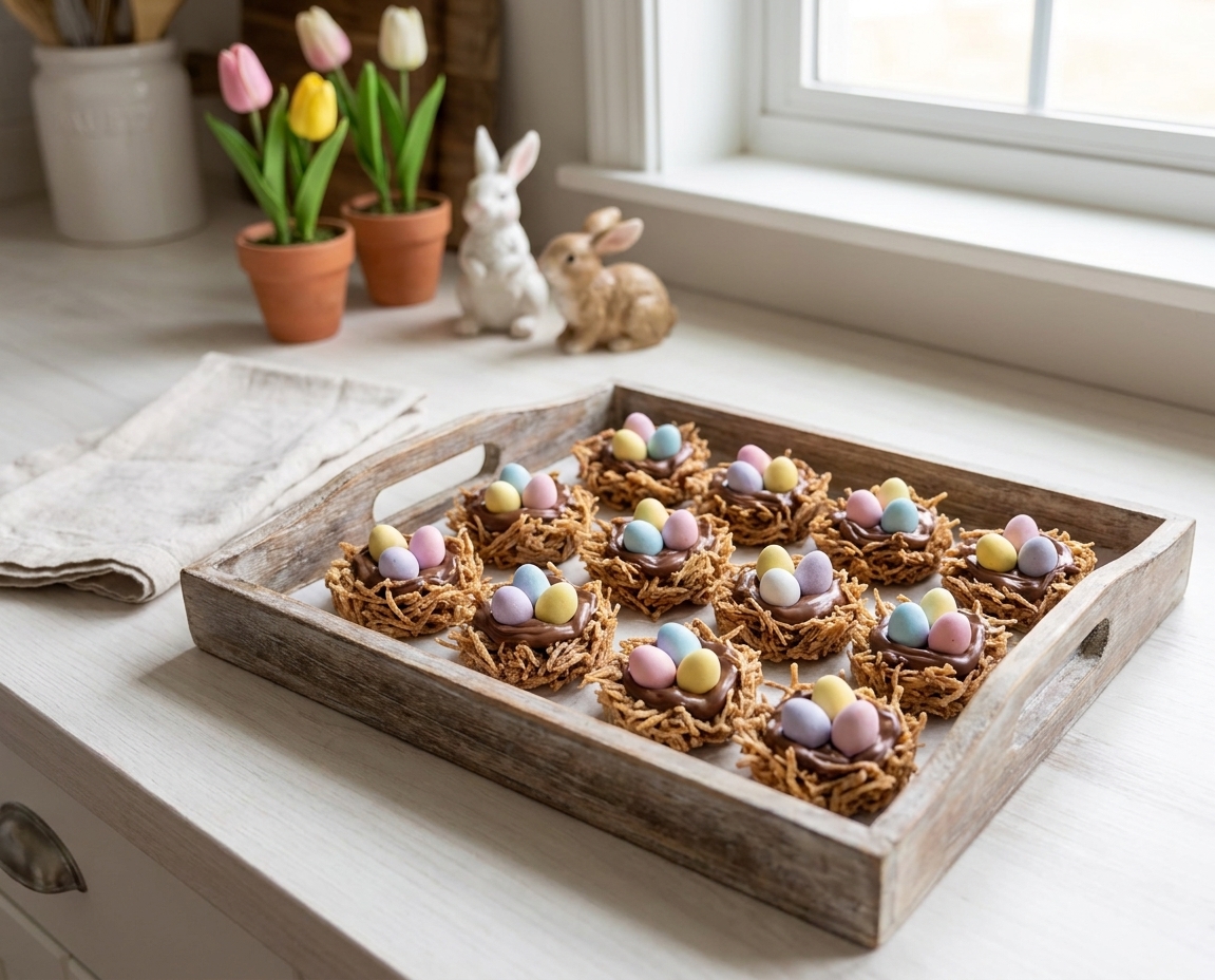 Easter Egg Nest Cookies