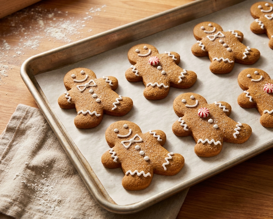 Soft Gingerbread Men Cookies