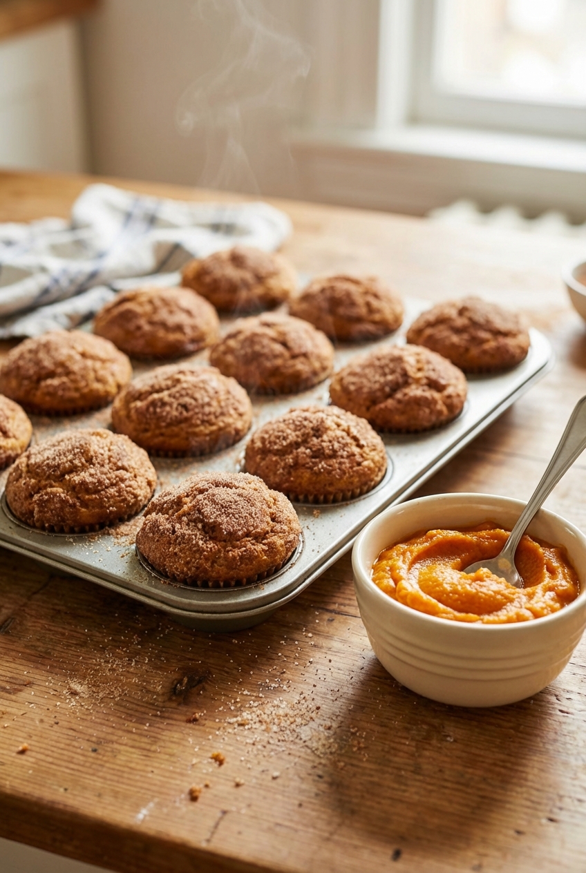 Sweet & Spicy Pumpkin Muffins