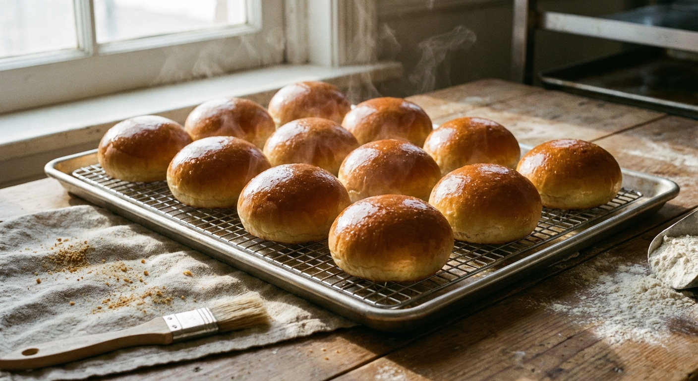 Soft Homemade Burger Buns