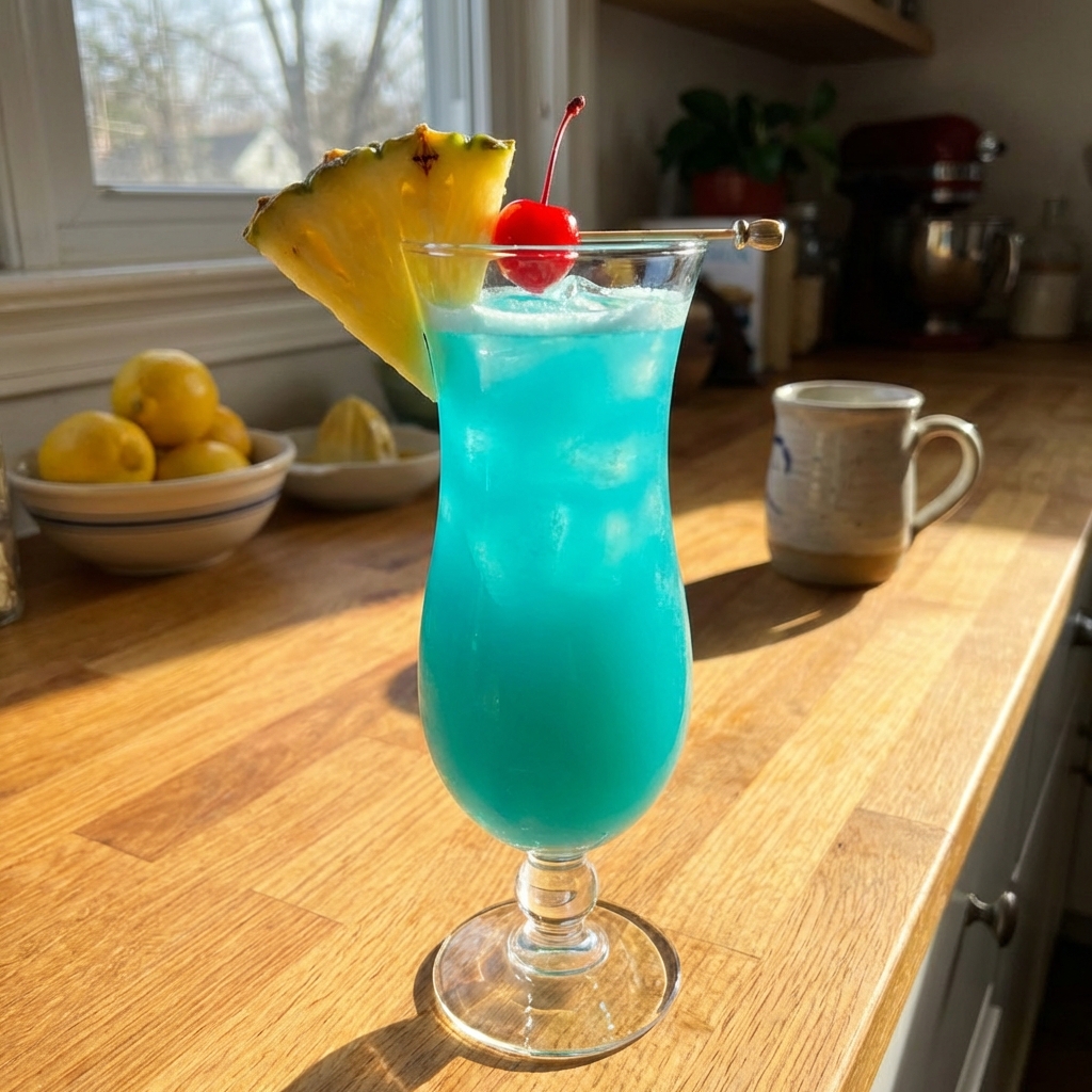 Creative Blue Hawaiian