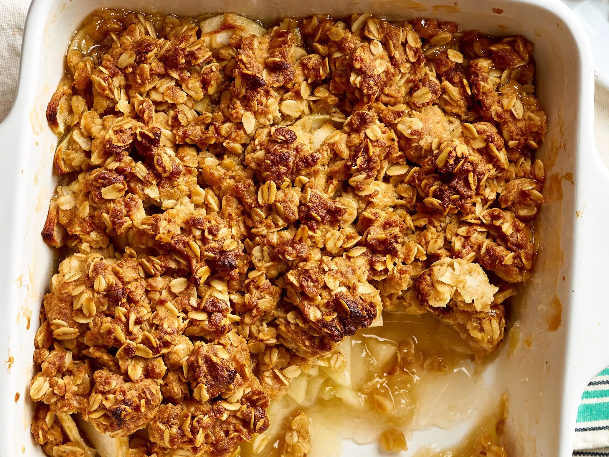 Apple Crumble With Oats