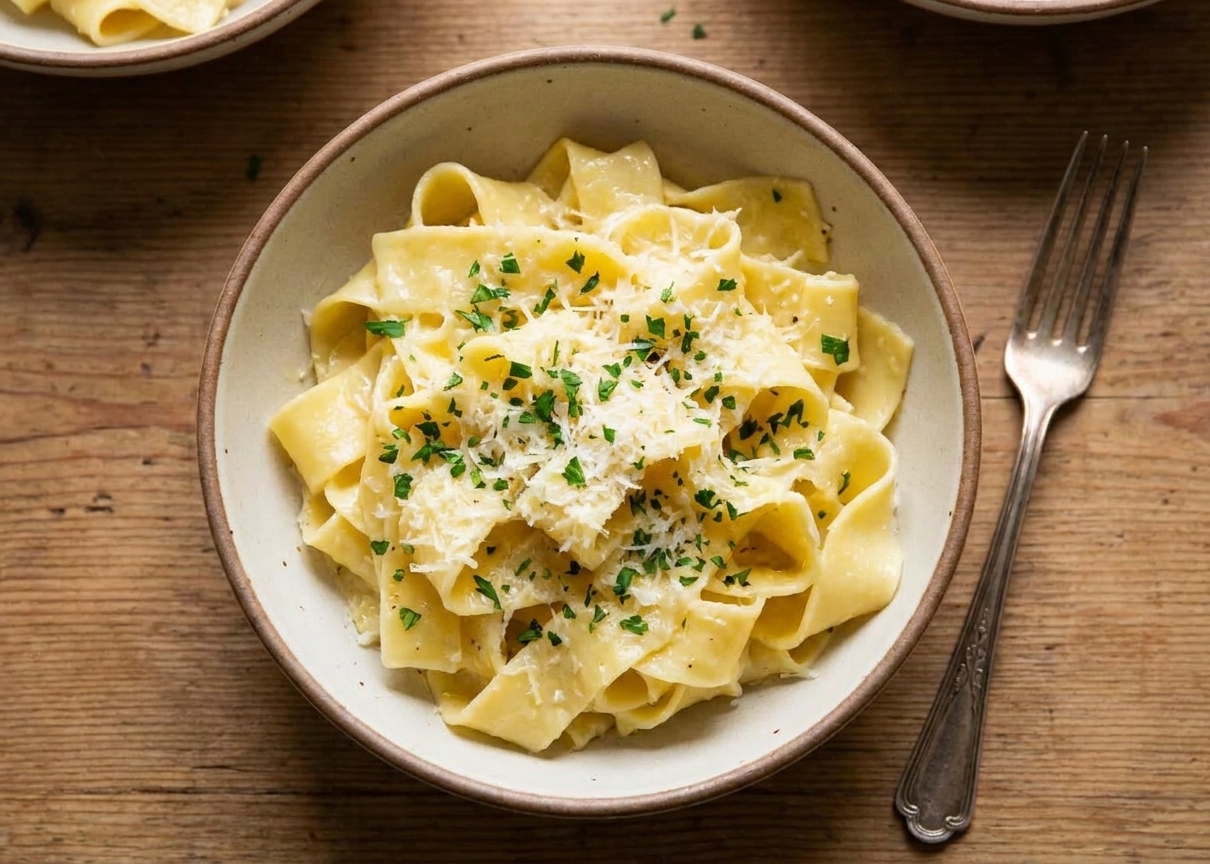 How to Make Garlic Butter Pasta