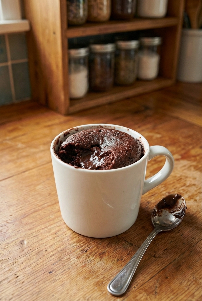 Chocolate Mug Cake (5-Minute Fix)
