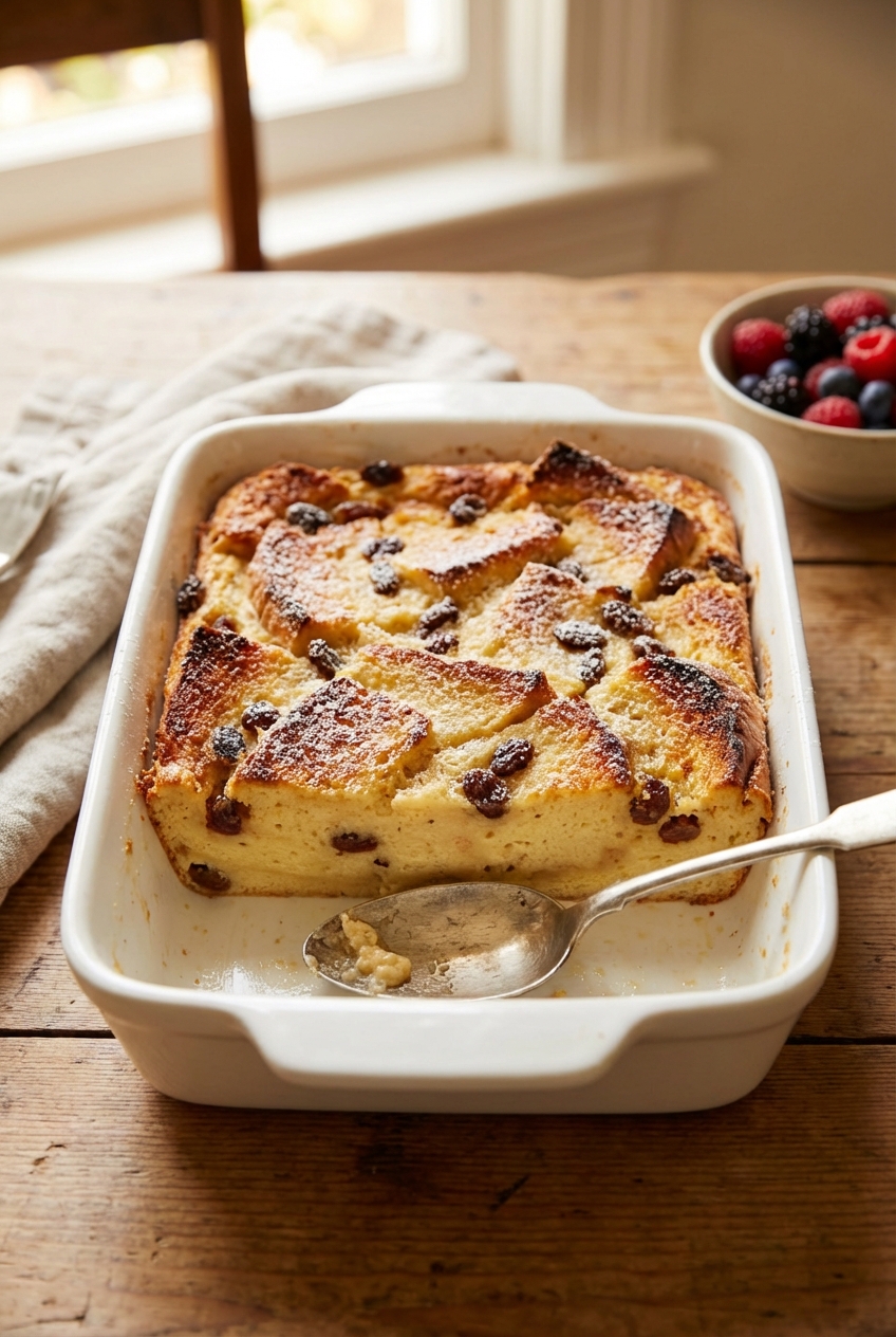 Light Bread Pudding