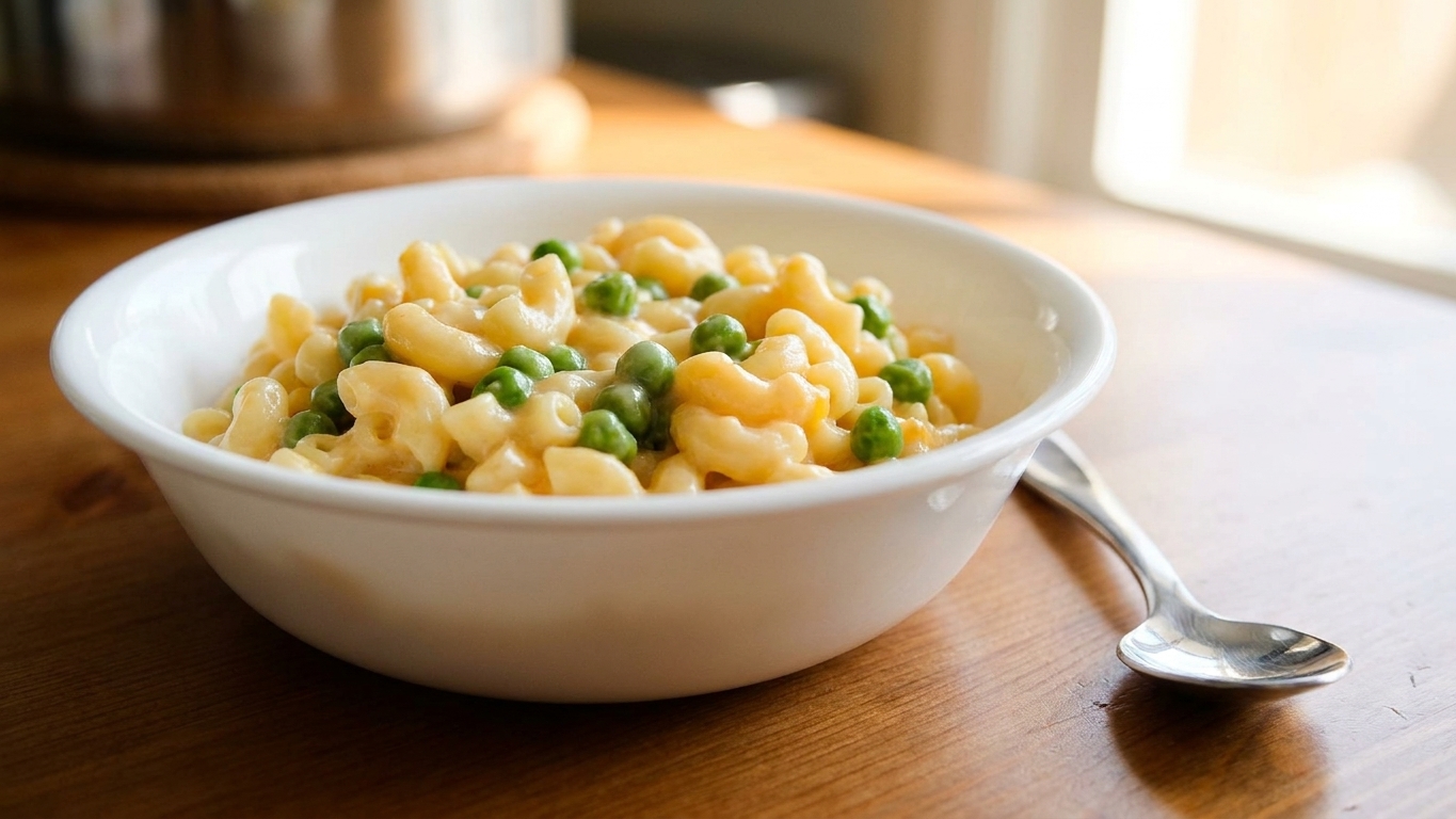 Toddler Mac and Peas (One-Pot, Extra Creamy)
