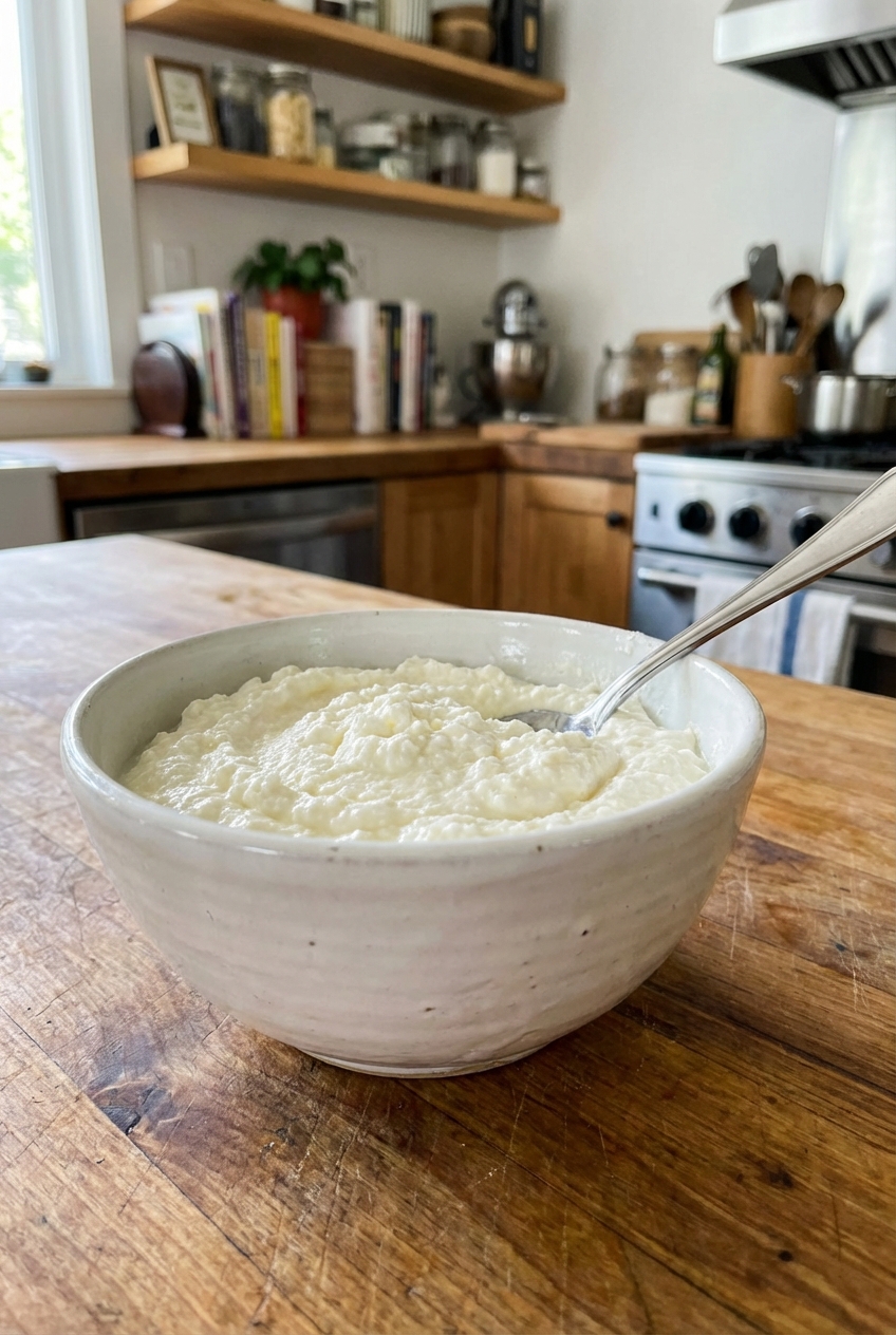 Homemade Creamy Ricotta Cheese