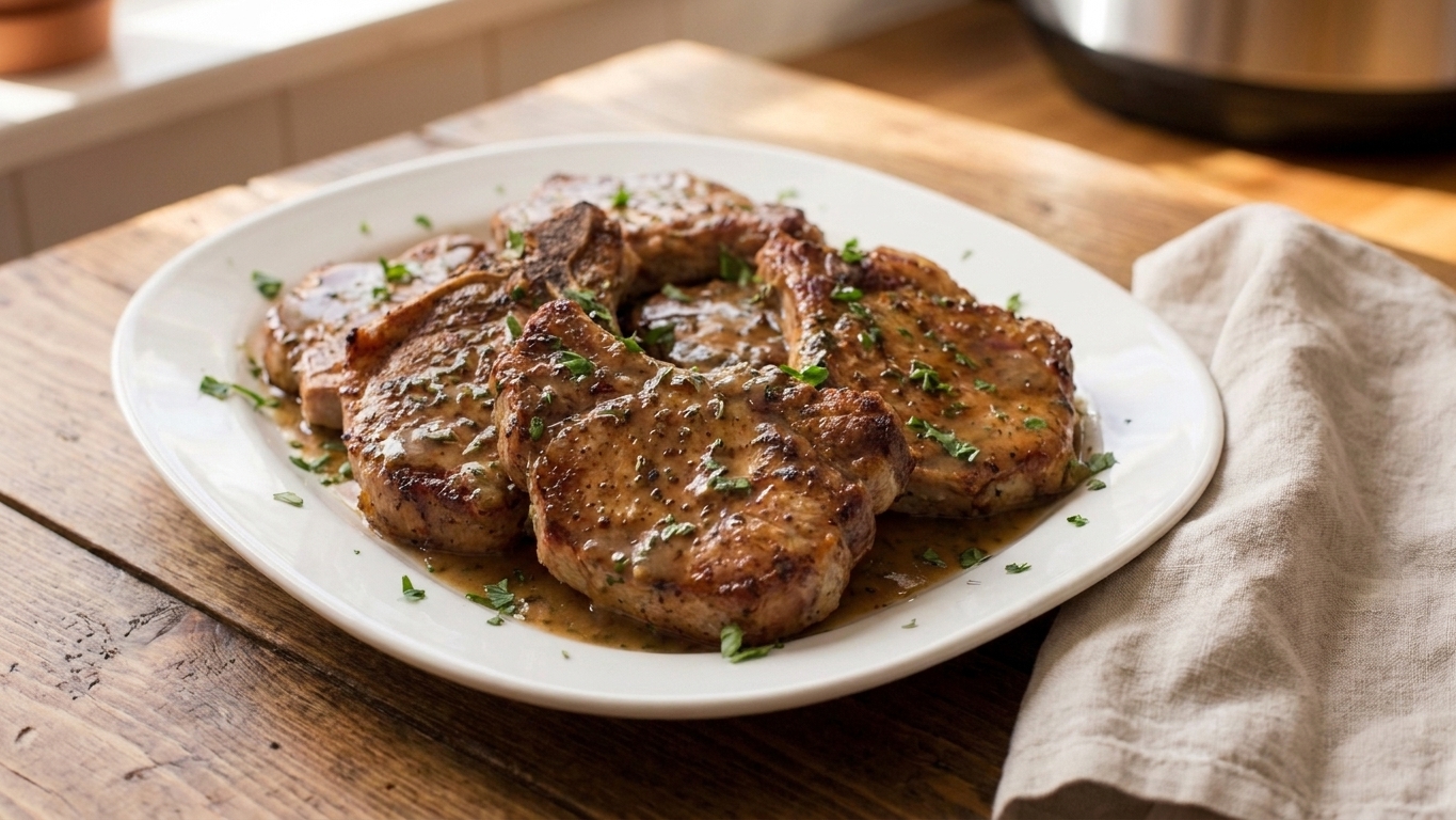 Crock Pot Pork Loin Chops