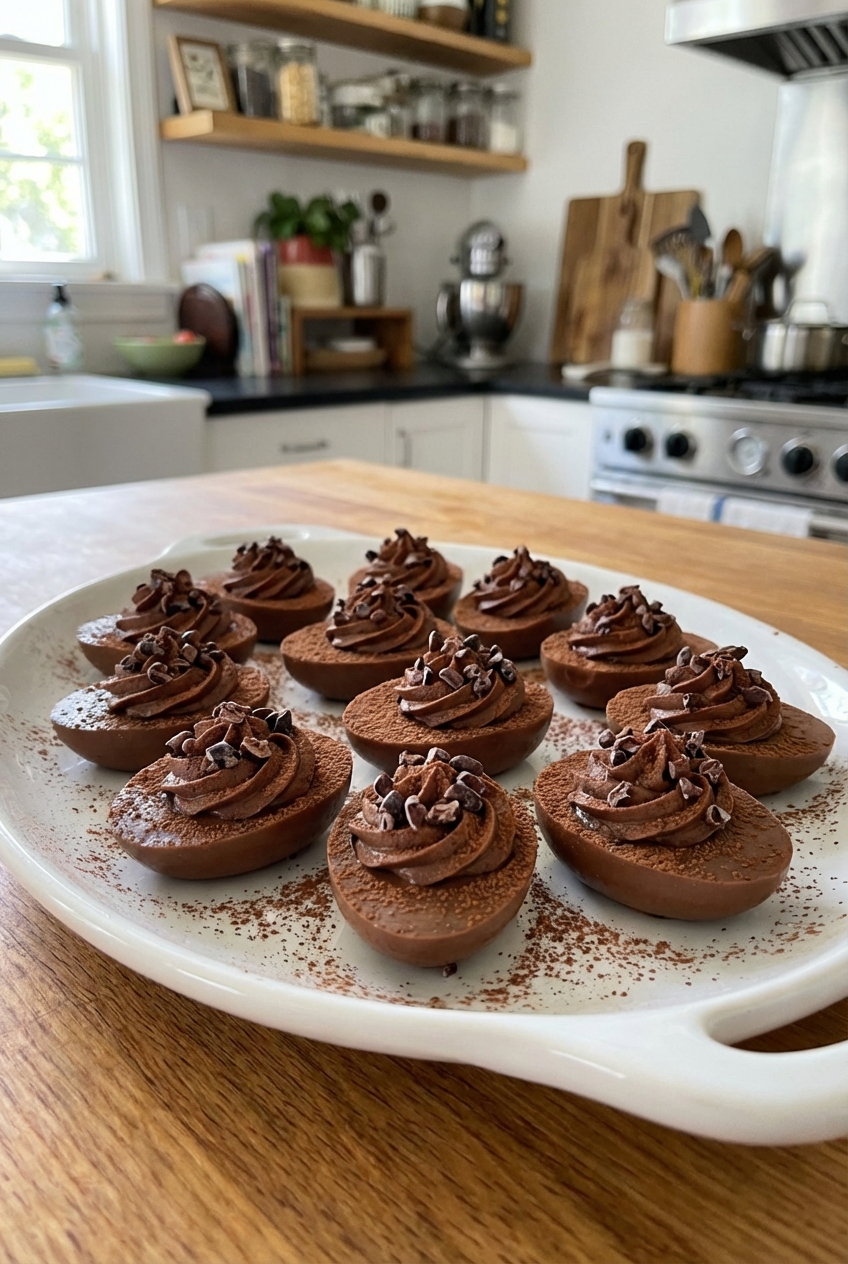 Nutritious Chocolate Deviled Eggs