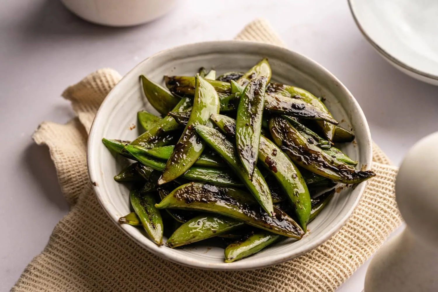Garlic Butter Sugar Snap Peas