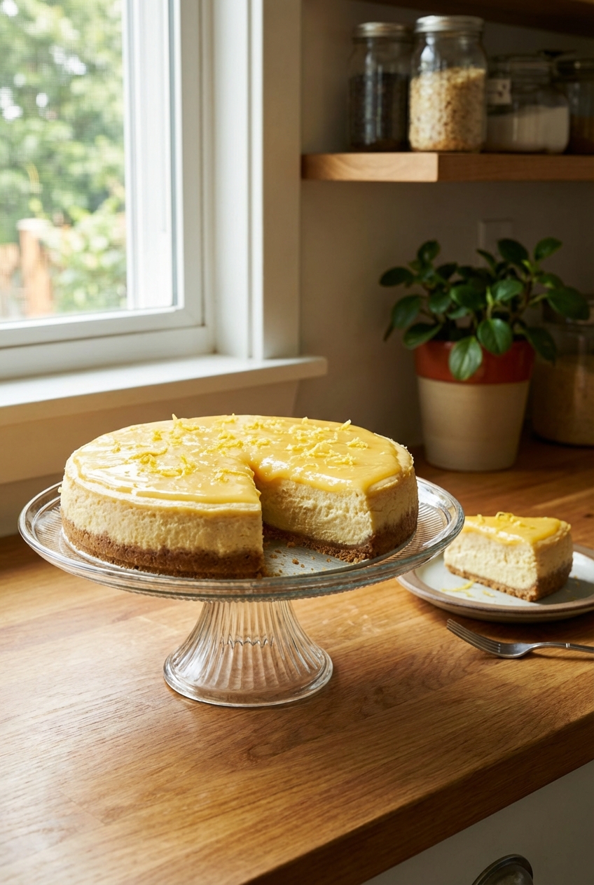 Luxurious Zesty Cheesecake