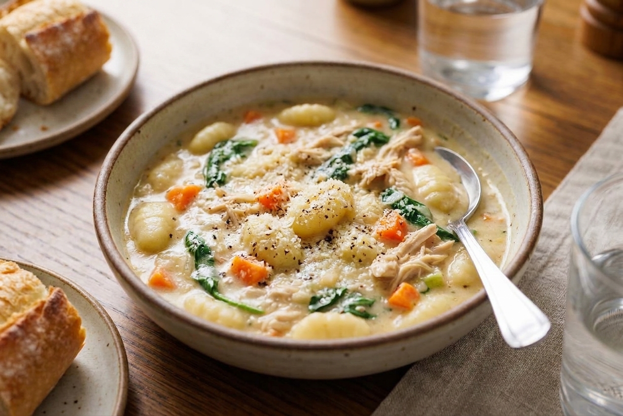 Olive Garden Chicken Gnocchi Soup
