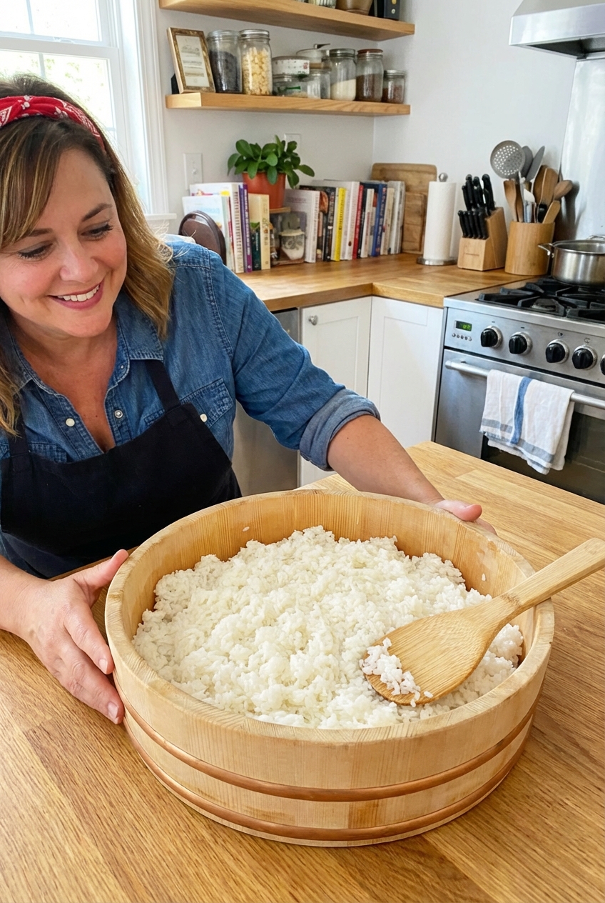 Light and Fluffy Sushi Rice