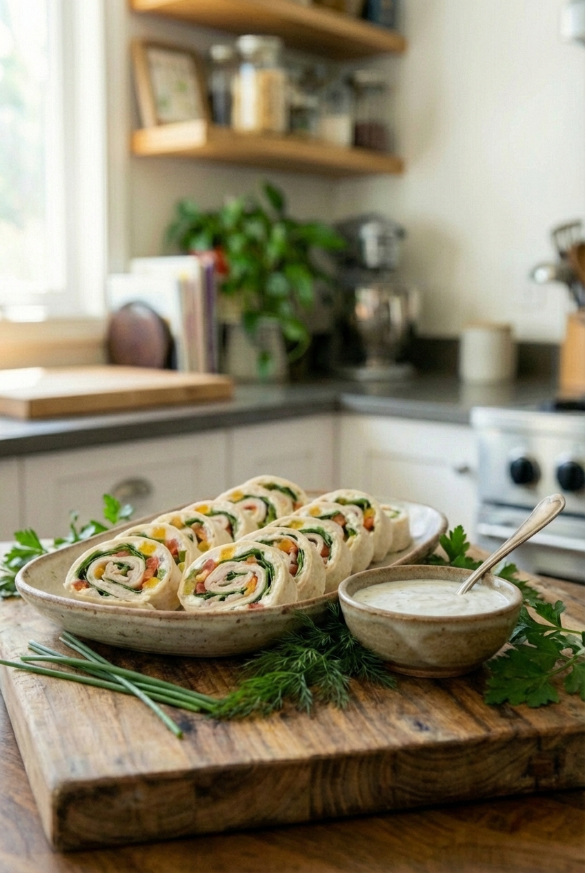 Wholesome Rustic Pinwheels