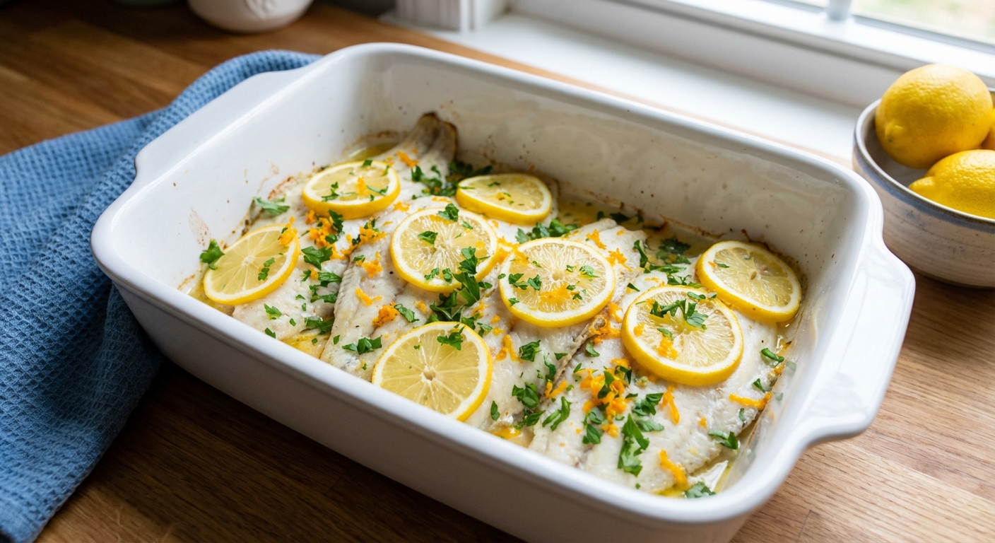 Healthy Citrus Flounder