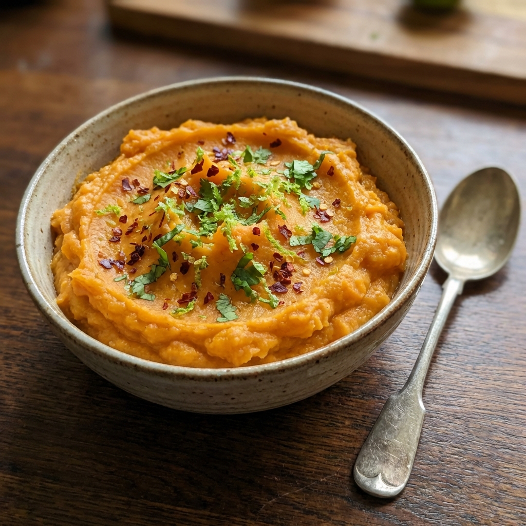 Sweet & Spicy Kumara Mash