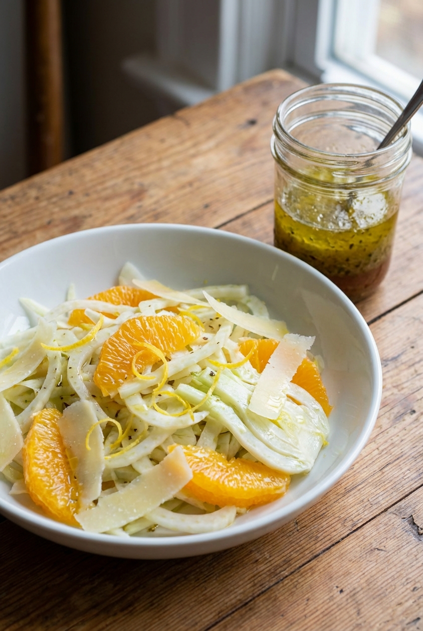 Citrus-Kissed Shaved Fennel Salad