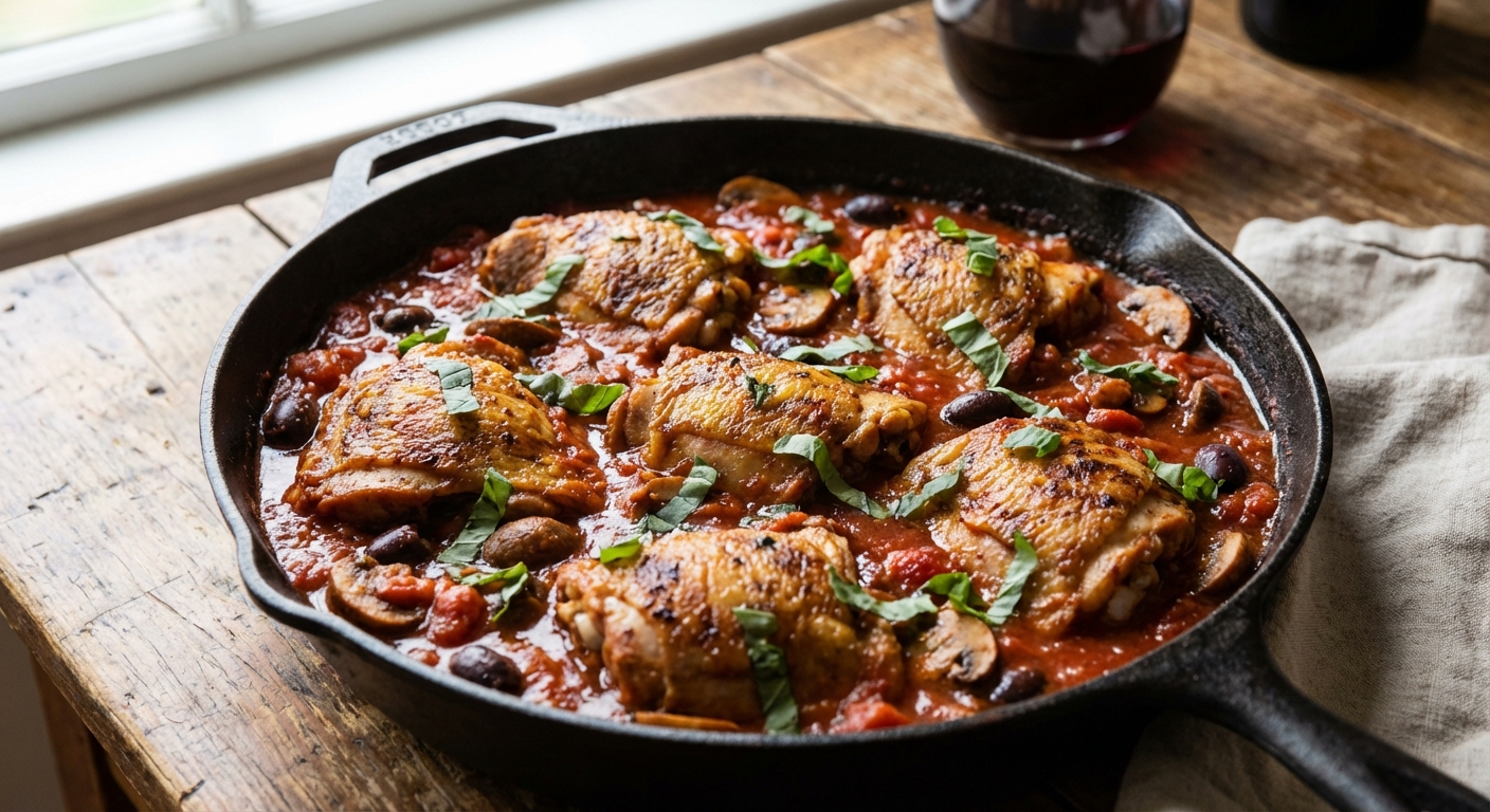 Gourmet Chicken Cacciatore