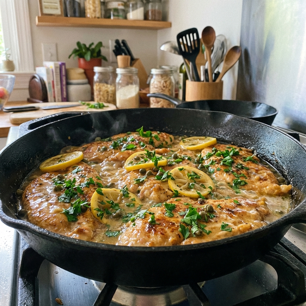 Chicken Piccata with Lemon Butter Sauce