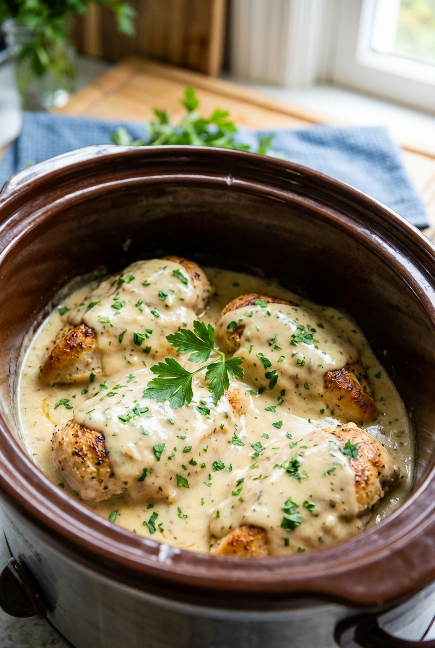 Comforting Slow Cooker Chicken Breast