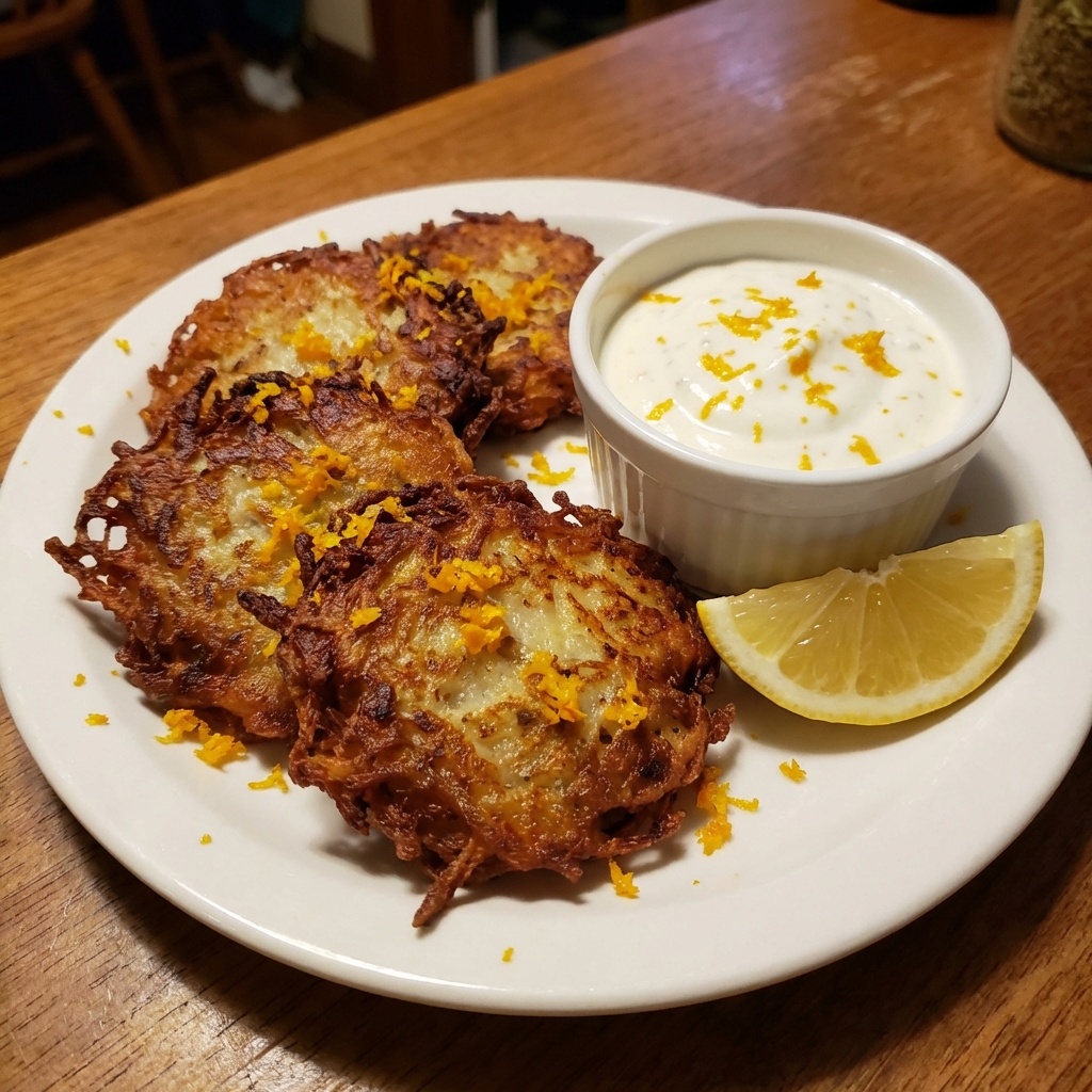 Citrus-Kissed Latkes