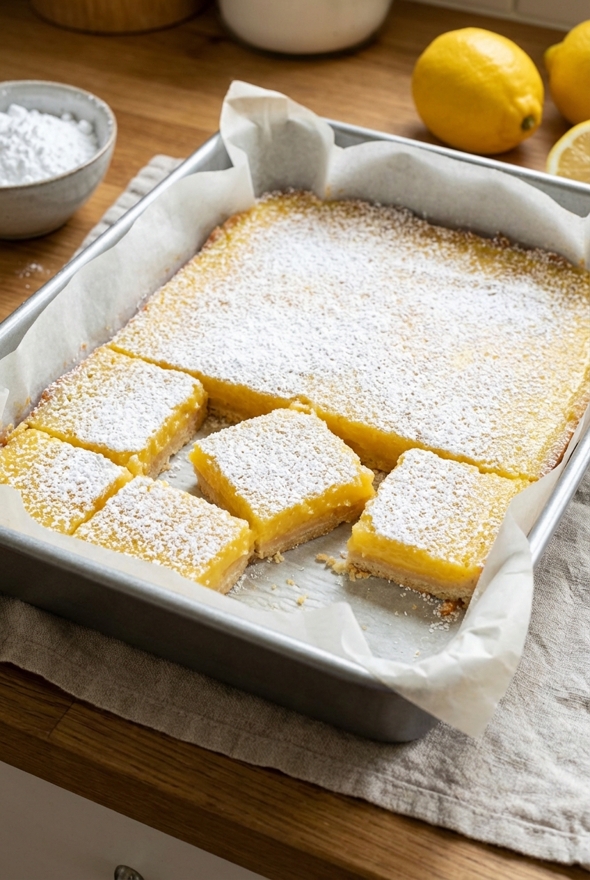 Lemon Bars (Tangy and Sweet)