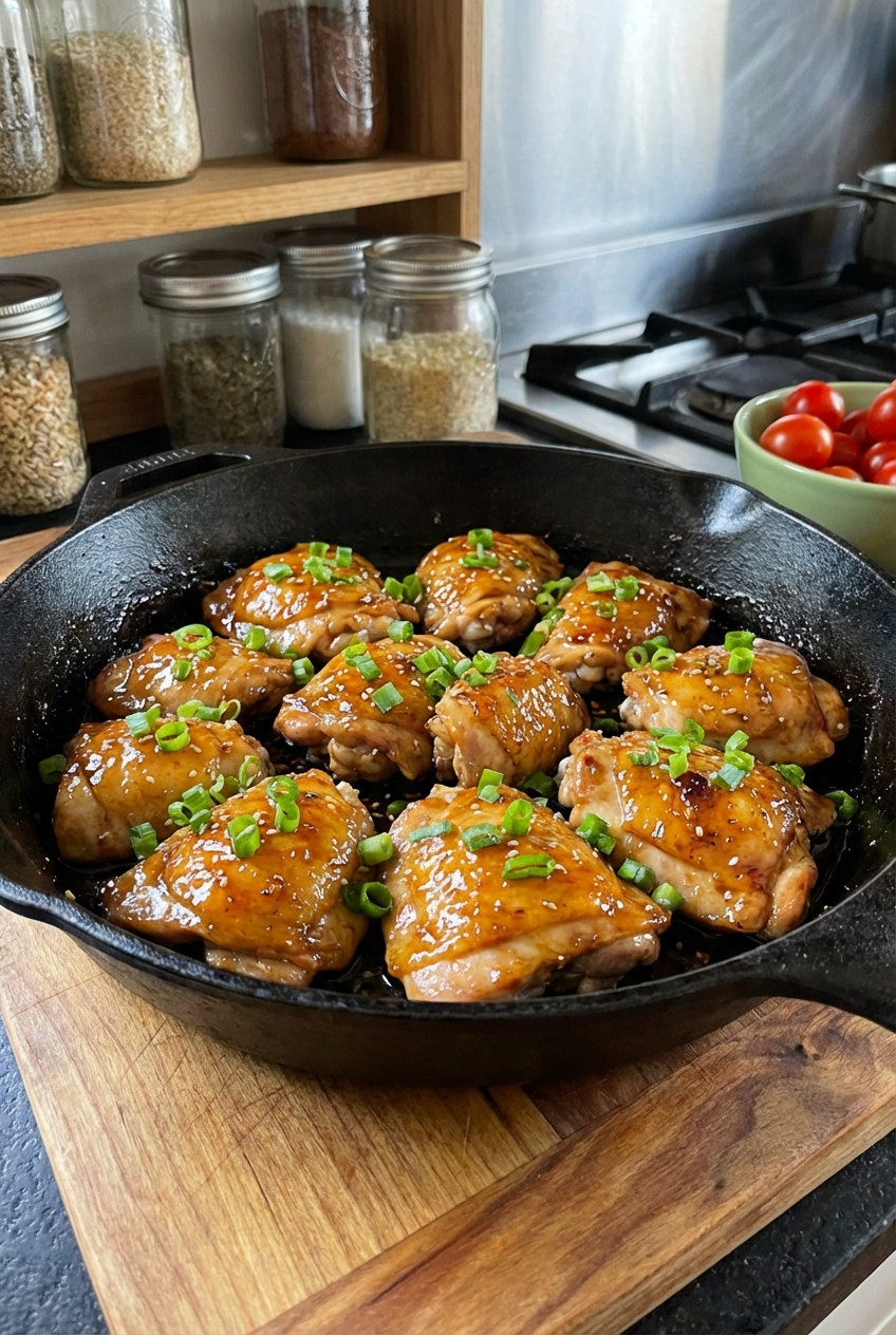 Sweet and Simple Chicken Thighs