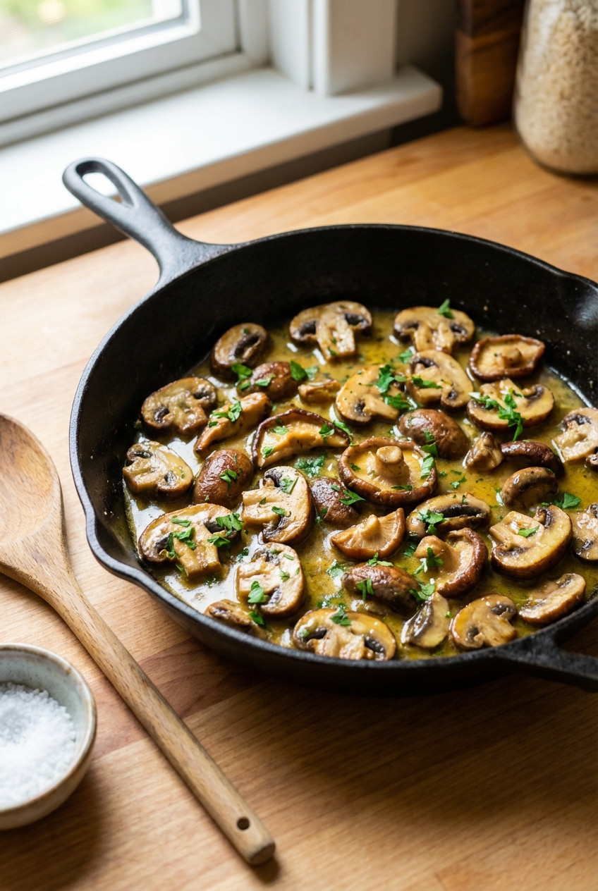 Zesty Tangy Mushroom Toast