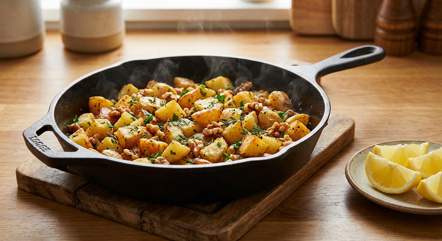 Bright Home Fries (Herbal and Nutty)