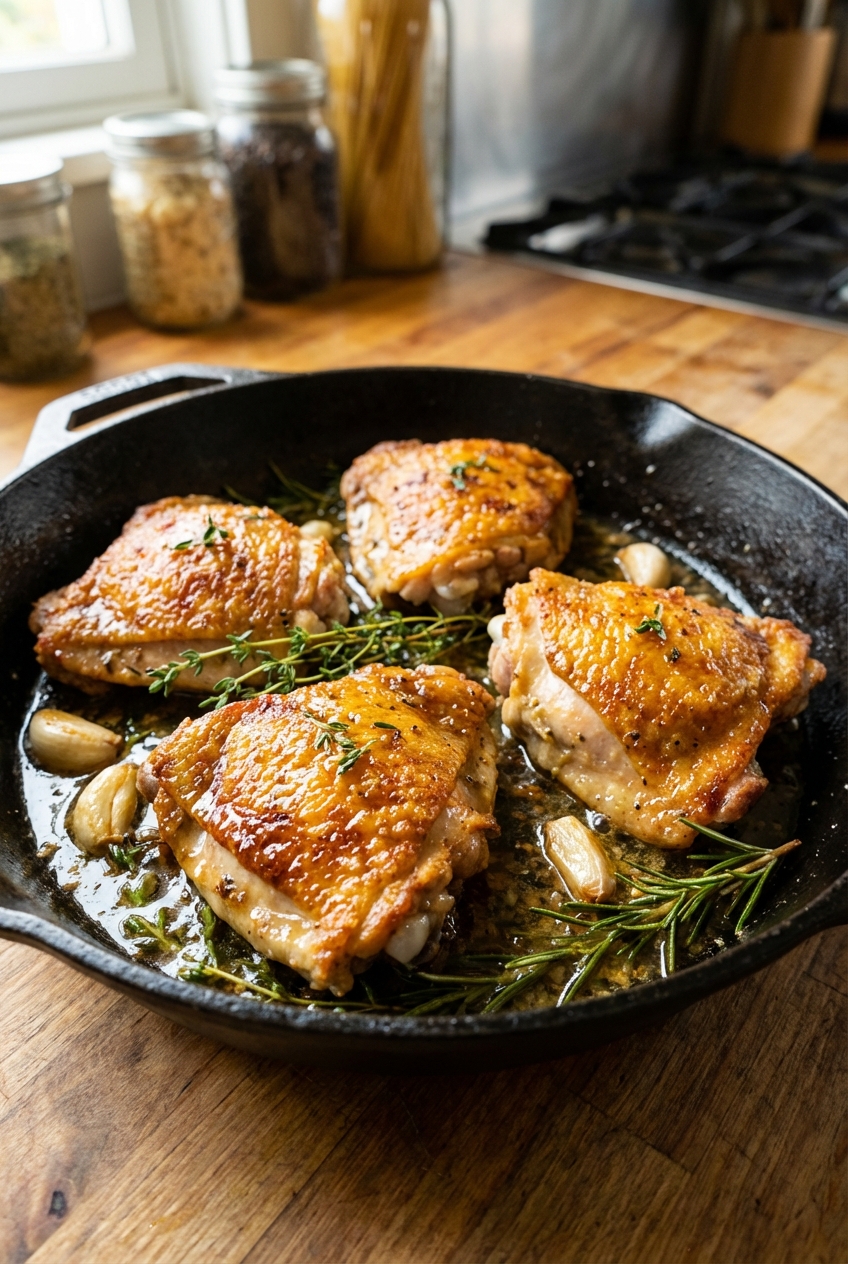 Ultimate Crispy Chicken Thighs